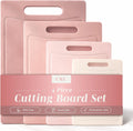 Non-Slip Cutting Board Set – Kitchen Essentials with Easy Grip Handle for Meat