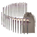 30Pcs Professional Makeup Brush Set Foundation Concealers Eye Shadows Powder Blush Blending Brushes Beauty Tools with Bag