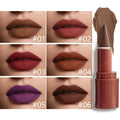 Lipstick Pen Twist up Lip Liner Multipurpose Powder Blusher Velvet Matte Waterproof Lip Contour Non Stick Cup Lip Rouge Makeup