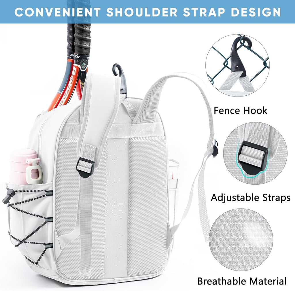 Tennis Backpack with 2 Rackets Holder