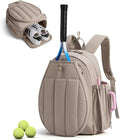 Tennis Gym Bag for Women, Tennis Backpack Holds 2 Rackets with Shoe Compartment