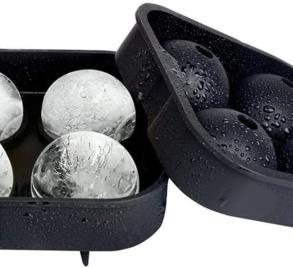 Silicone 3D Ball ICE Cube Tray Maker round Ball Sphere Mold Whiskey Cocktails