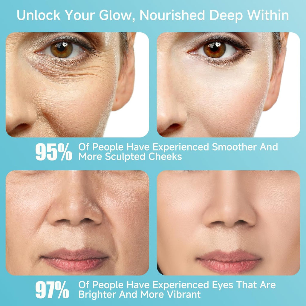 Depuffing Wand for Face & Eyes – 2-In-1 Cold and Heat Facial Therapy with Adjustable Temp
