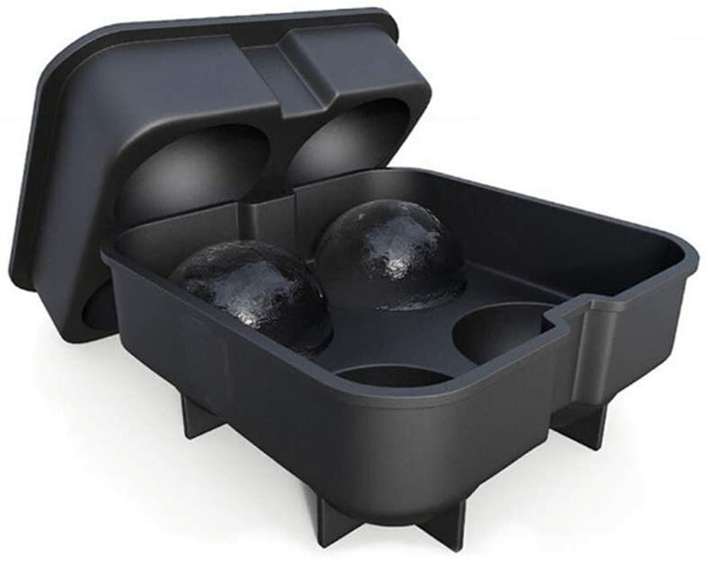 Silicone 3D Ball ICE Cube Tray Maker round Ball Sphere Mold Whiskey Cocktails