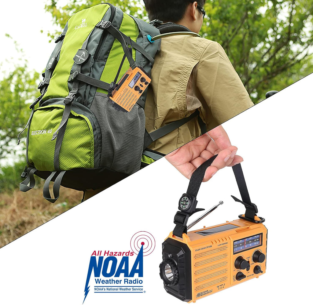 Weather Radio, 5000Mah/18500Mwh NOAA Weather Radio