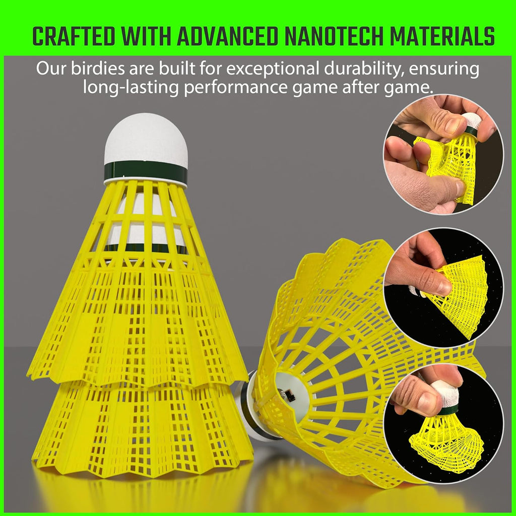 Glow in the Dark Badminton Shuttlecocks 