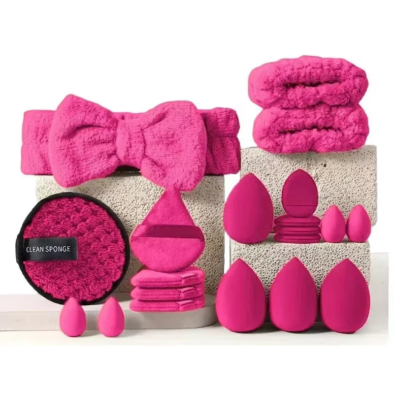 20/40 Pink Makeup Kit Complete Makeup Brush Set, Big Set Includes Soft Brushes, Beauty Blender, Birthday Christmas New Year Gift