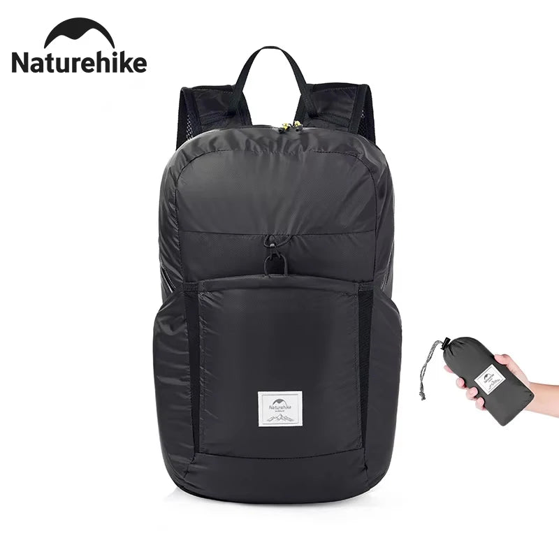 Shoulder Bag 170G Backpack 22L Ultralight Unisex Outdoor Camping Travel Climbing Trekking Waterproof Folding Bags
