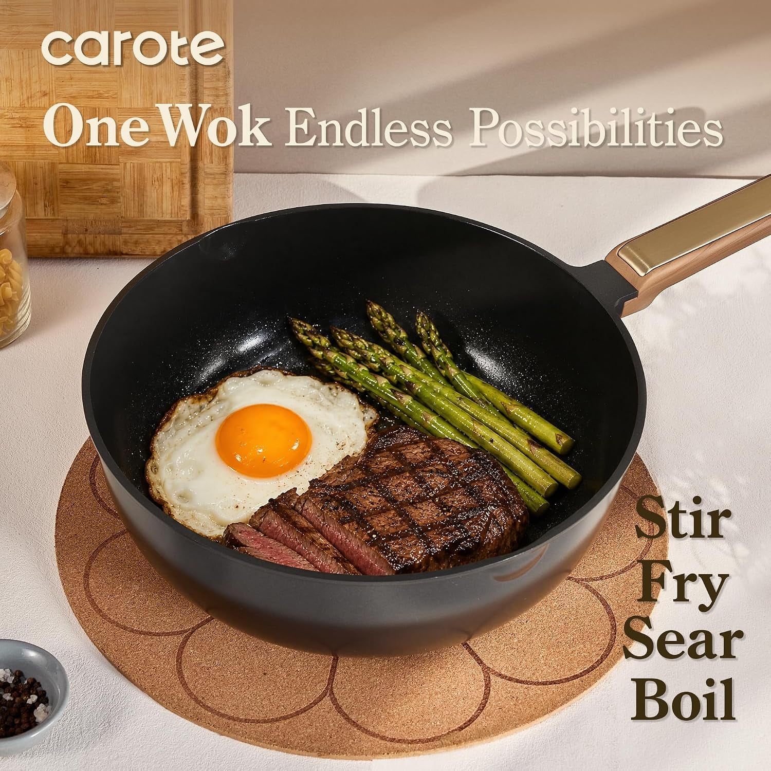 Premium Ceramic Cookware Set Nonstick, 31Pcs Pots and Pans Set Nonstick, Non-Toxic 
