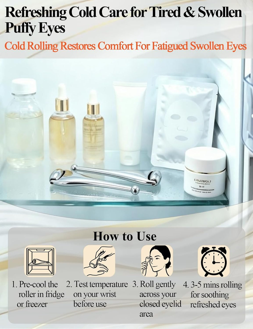2-Pack Metal Eyelid Massager 