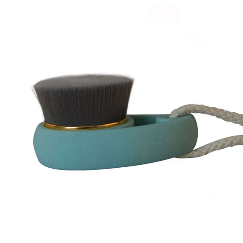 1PCS Bamboo Charcoal Cleaning Brush Comma Face Deep Wash Brushes Facial Cleaner Exfoliating Scrub Massager Makeup Brush Beauty Skin Care Silicone Brush Brosse Silicone Vibrator Facial Brush