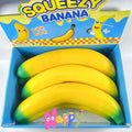 Huge Banana Squishy Stress-Relief Gift Cute Squishy Squeeze Desk Decor for Anxiety Relief Fluffy Slow Rebound Squishies Pocket Stress Helper