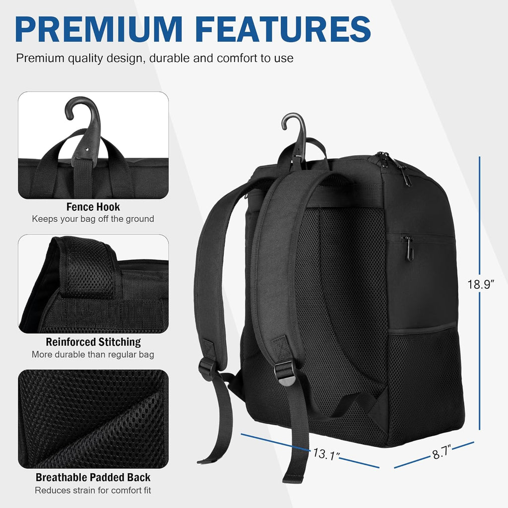 Premium Pickleball Bag Backpack Fits 4+ Paddles 