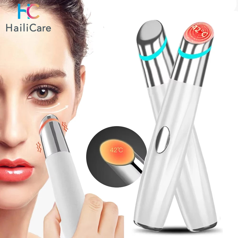 Electric Facial Massager Micro Vibration Eye Beauty Instrument for Relax Eye Dark Circles Eye Bags Puffiness Eye Massage