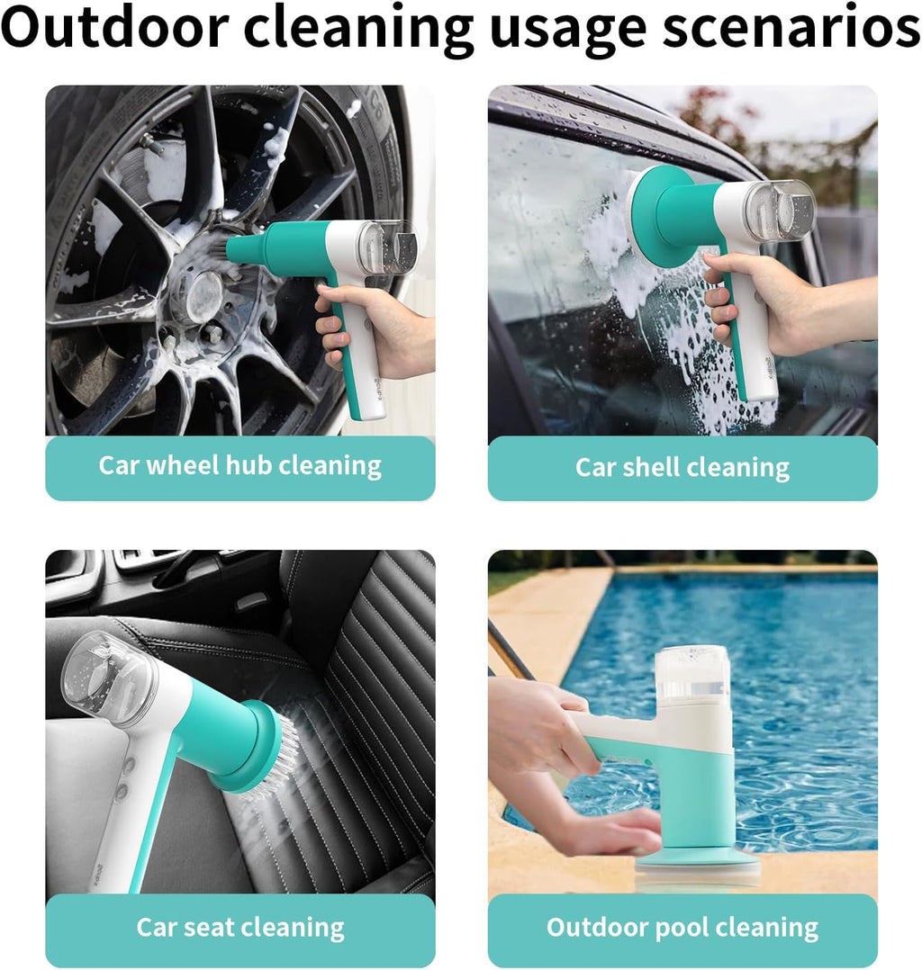 Dual-Rotation Electric Spin Scrubber