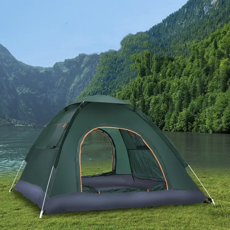 2-3Person Outdoor Pop up Tent Waterproof Automatic Camping UV Protection Tents Llightweight Instant Setup Tourist Sun Shelter