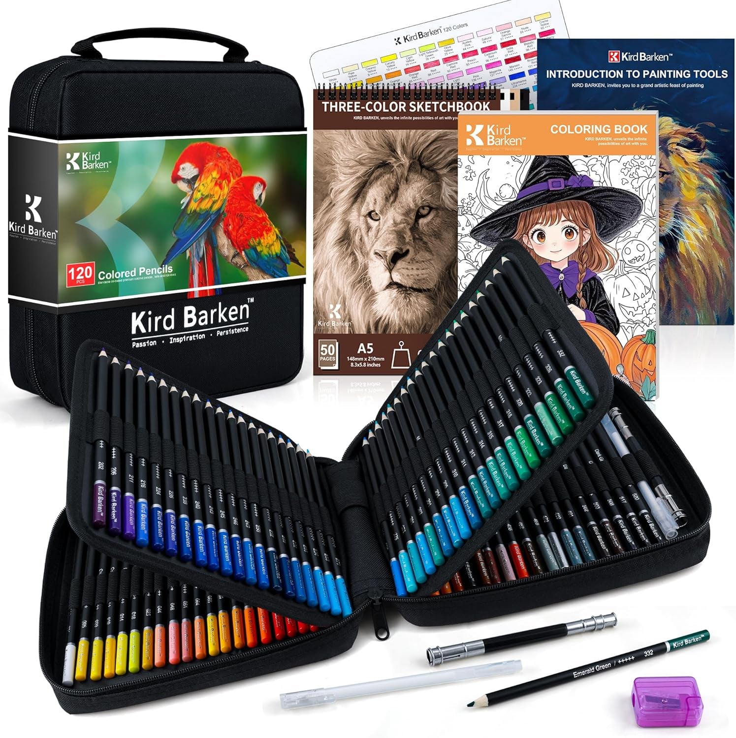 147PCS Colored Pencils for Adult Coloring Books