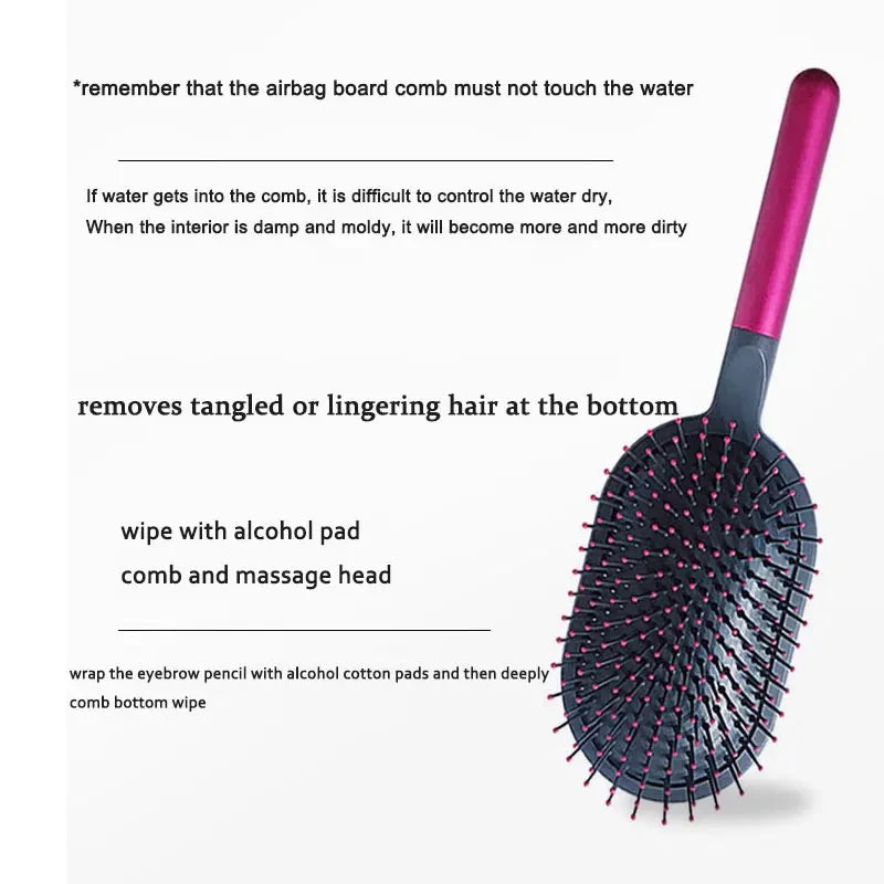 New Girls Hair Comb Scalp Massage Airbag Hairbrush Wet Curly Detangle Brush for Salon Hairdressing Styling Tools for Women