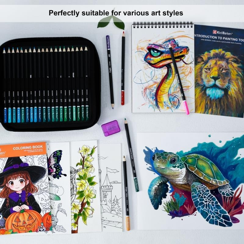 147PCS Colored Pencils for Adult Coloring Books