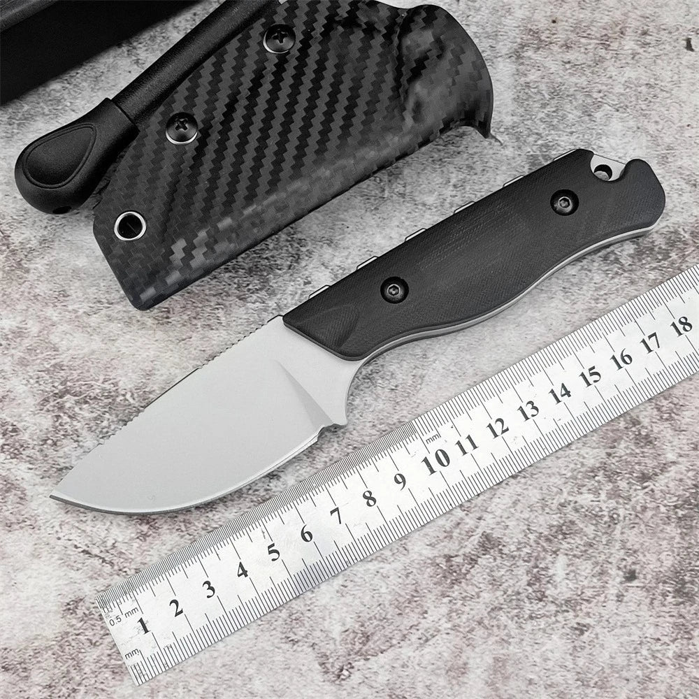 New 8CR13MOV Blade G10 Handle - Camping - High Hardness - Straight Shaft - Outdoor Product Backpacking Essential Equipment
