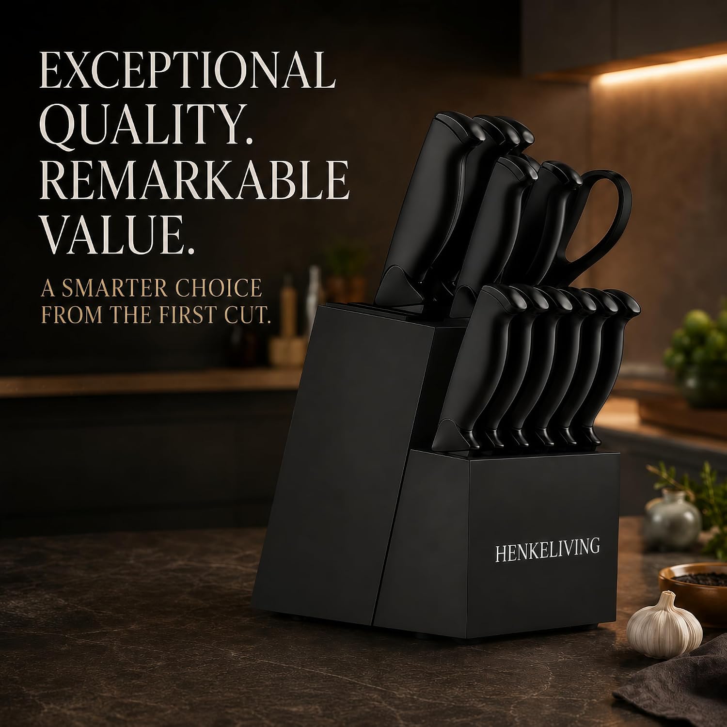 German High-Carbon Stainless Steel Blades