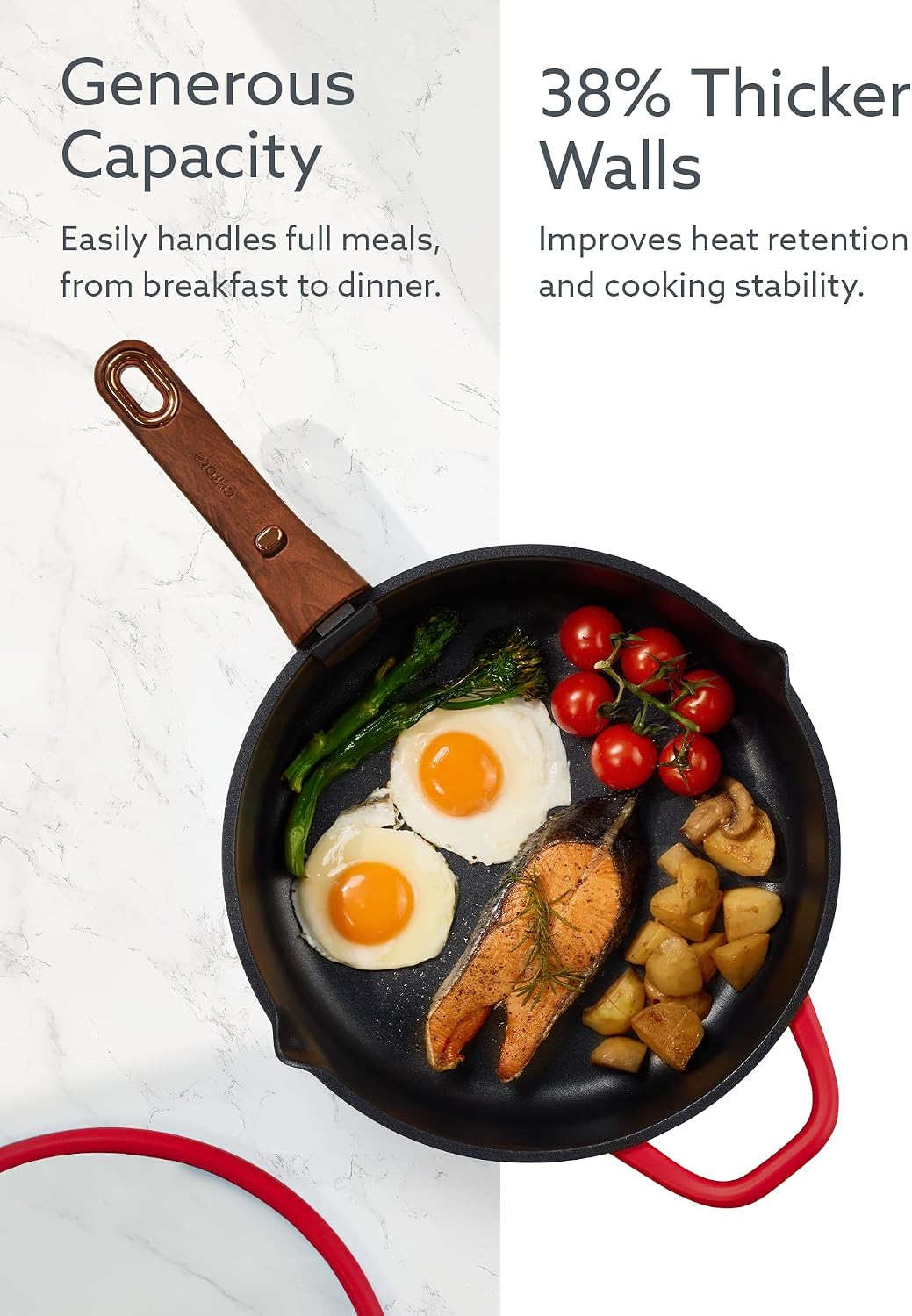 20Pcs Titanium Cookware Set, Pots and Pans Set Non Stick