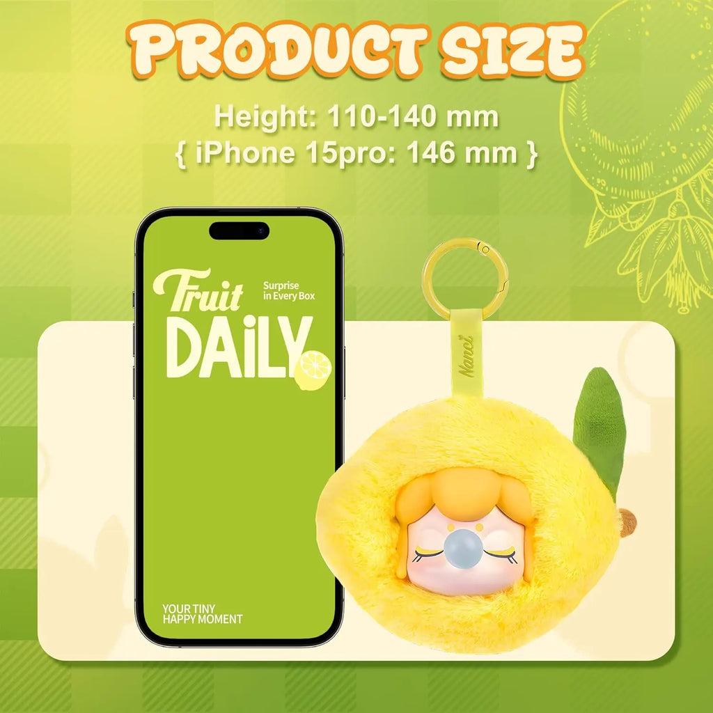 Plush Blind Box Nanci'S Fruit Mood Action Figure Collectible Plush Doll Toys Surprise Box Gift for Kids Friends Adults