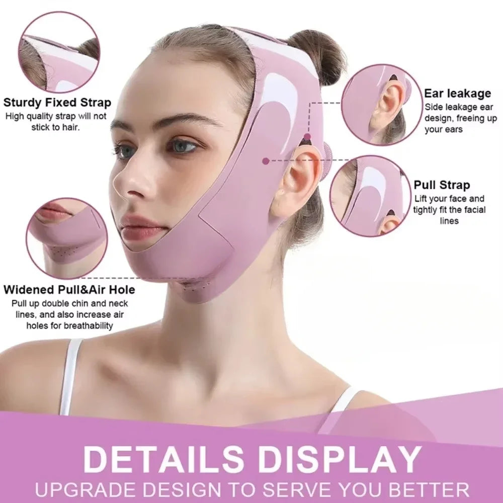 Women Face Slimming Bandage V Line Face Shaper Chin Cheek Lift up Belt anti Wrinkle Band Facial Massager Beauty Skin Care Tools