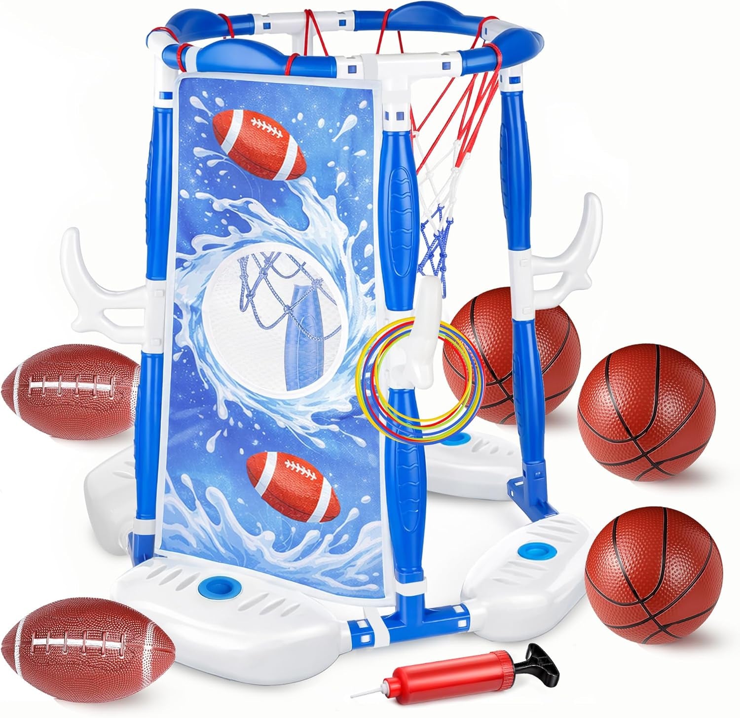 Pool Basketball Hoop, 3-In-1 