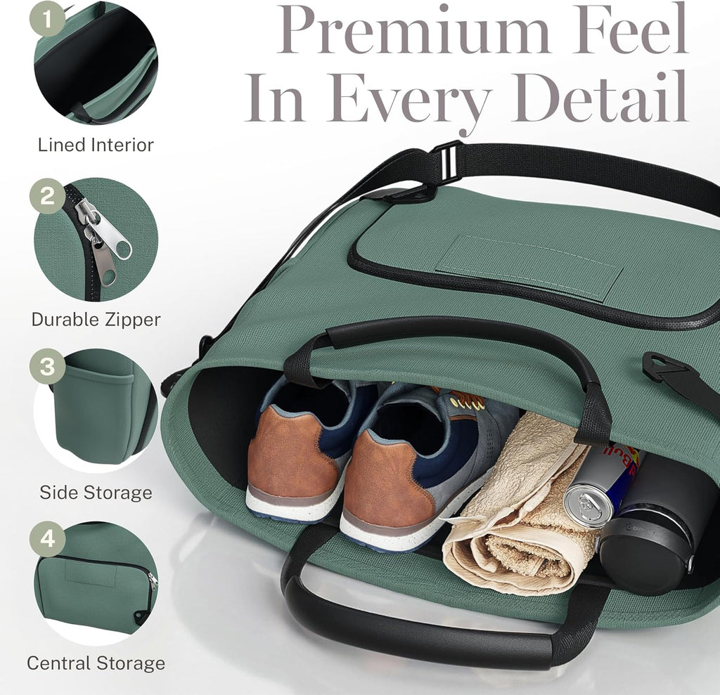 Tennis Bags for Women Men - Sleek Tennis Racket Bag for Sports Accessories with 2 Detachable Racket Cases 