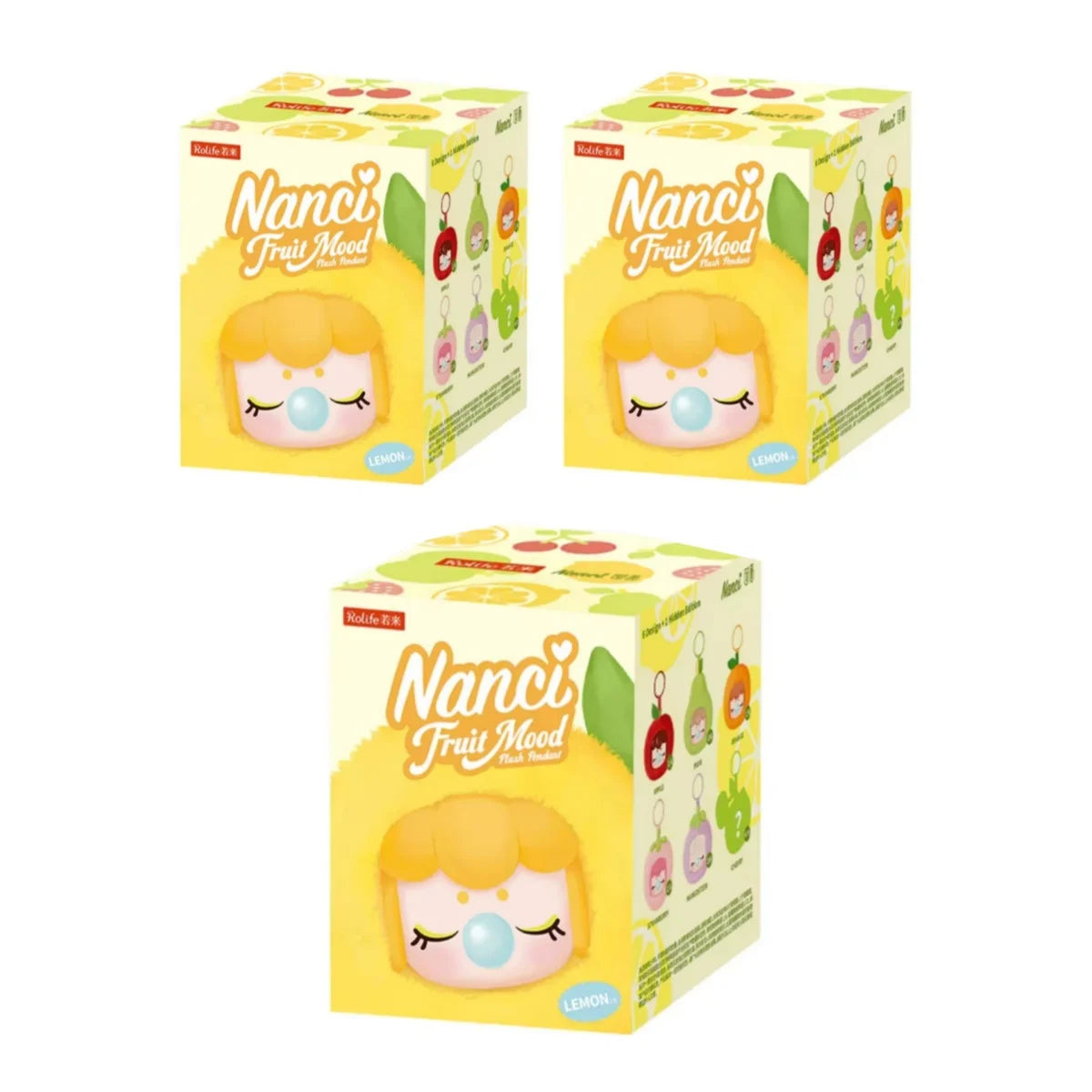 Plush Blind Box Nanci'S Fruit Mood Action Figure Collectible Plush Doll Toys Surprise Box Gift for Kids Friends Adults
