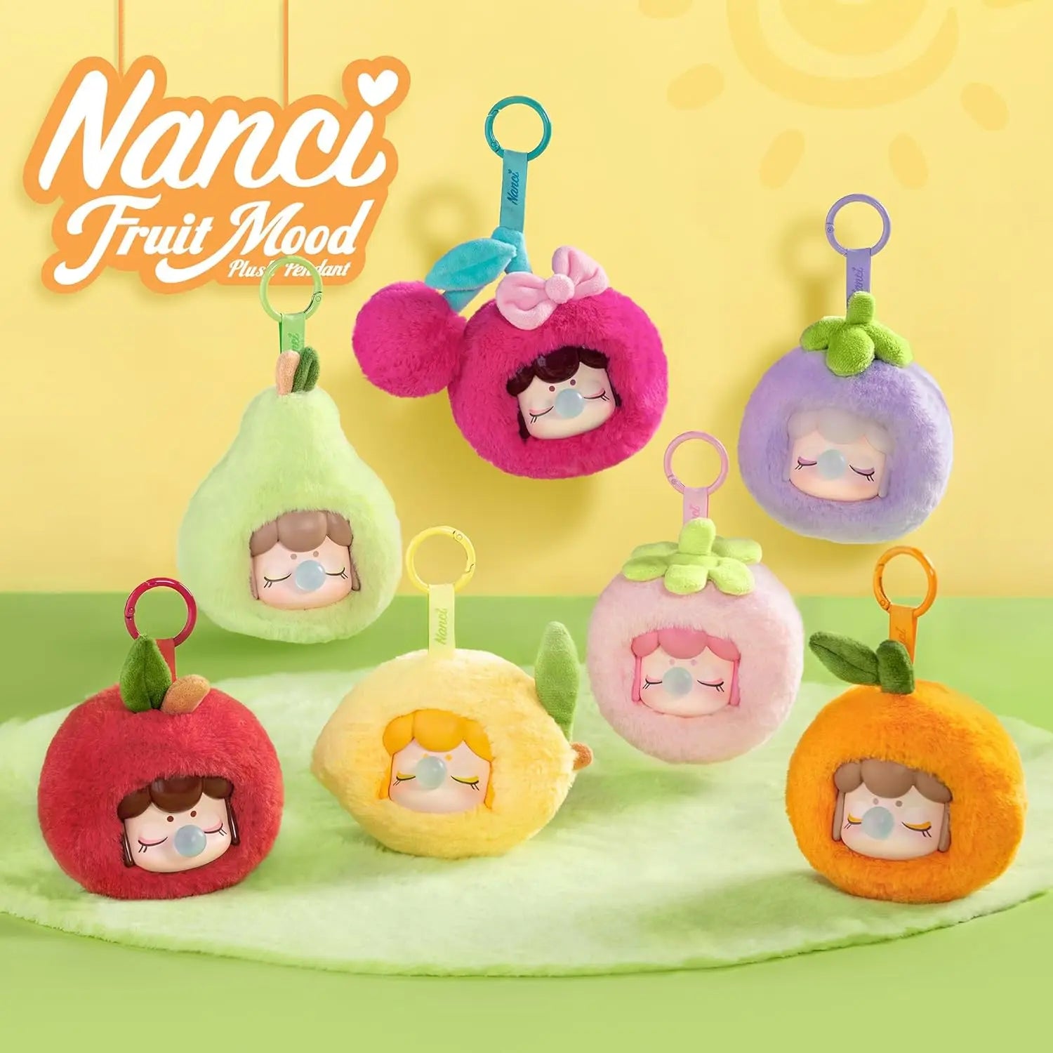 Plush Blind Box Nanci'S Fruit Mood Action Figure Collectible Plush Doll Toys Surprise Box Gift for Kids Friends Adults