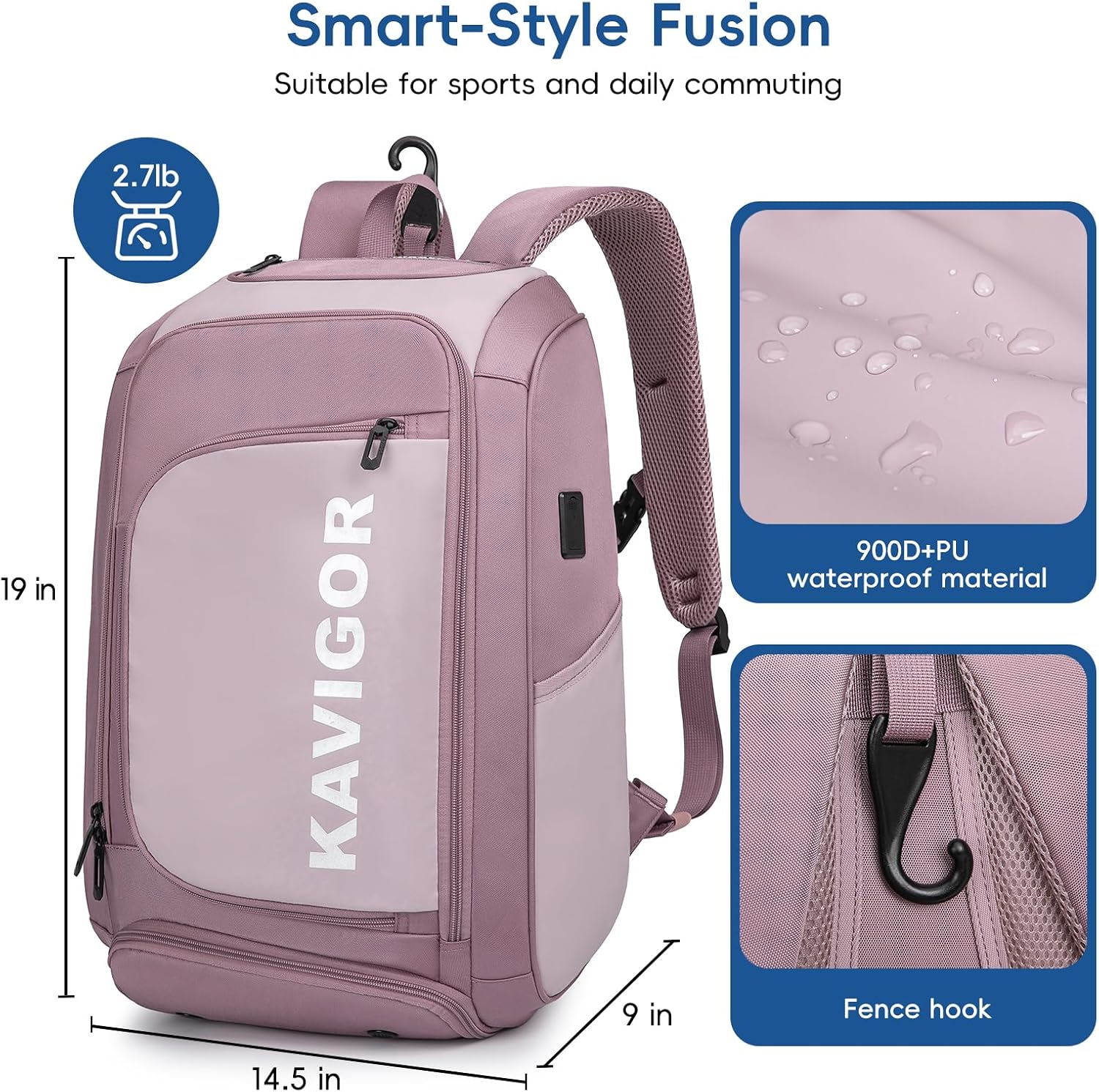 Premium Pickleball Bag, Large Pickleball Backpack Holds 4 to 6 Paddles