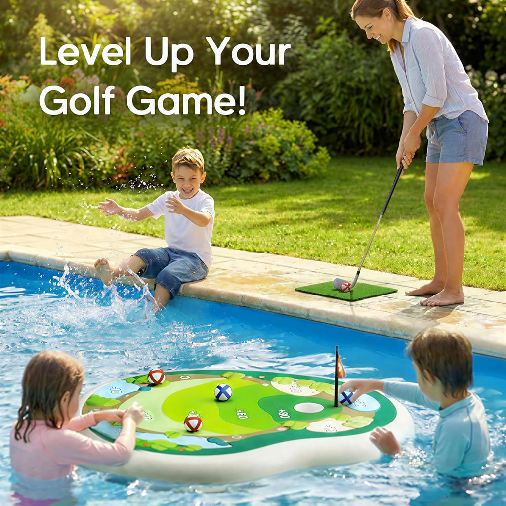 Kids Inflatable Golf Pool Toys, Fun Swimming Pool Game