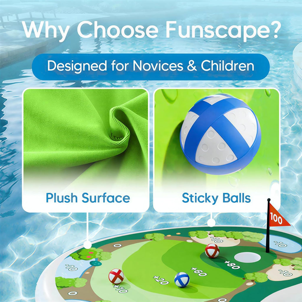 Kids Inflatable Golf Pool Toys, Fun Swimming Pool Game