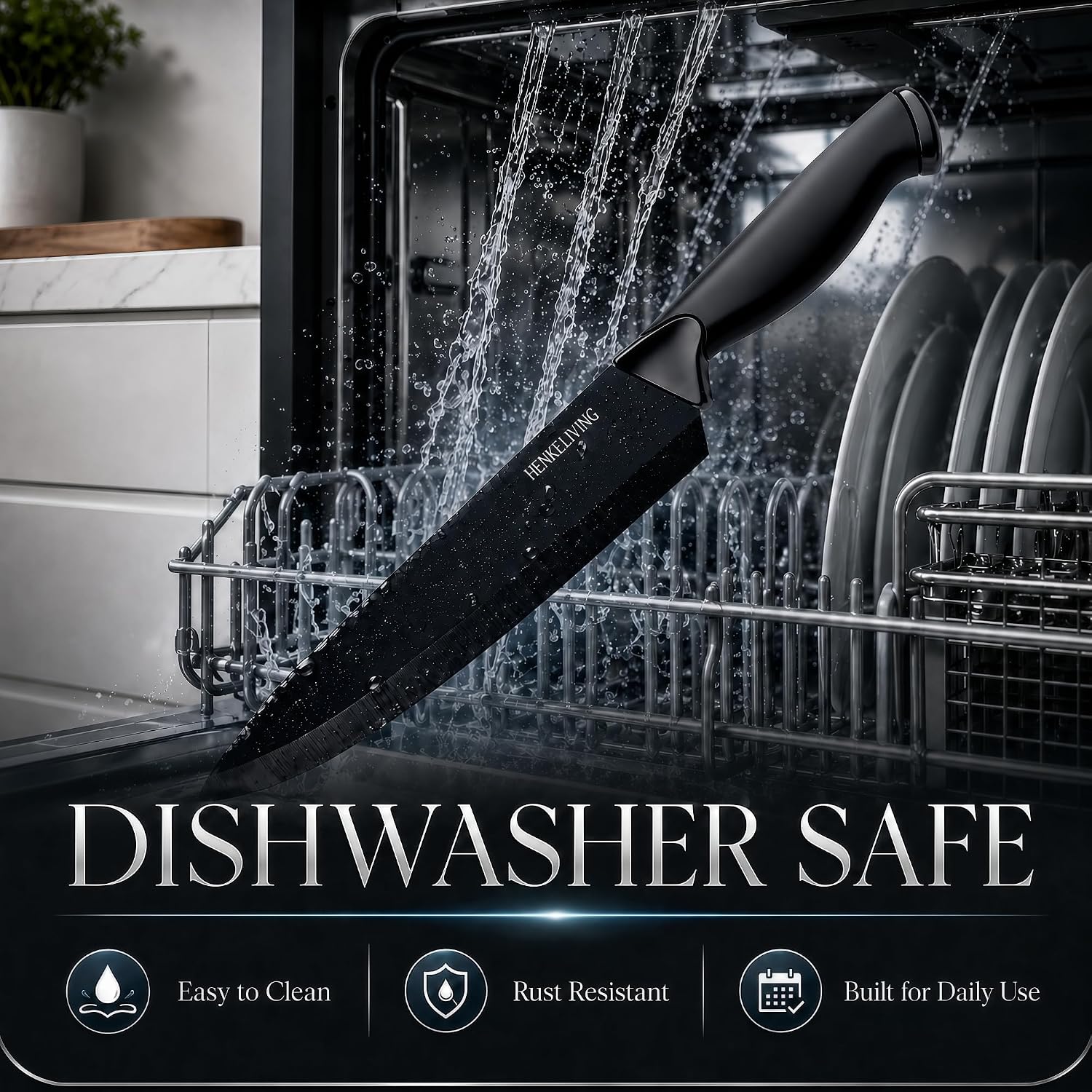 German High-Carbon Stainless Steel Blades