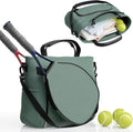 Tennis Bags for Women Men - Sleek Tennis Racket Bag for Sports Accessories with 2 Detachable Racket Cases 