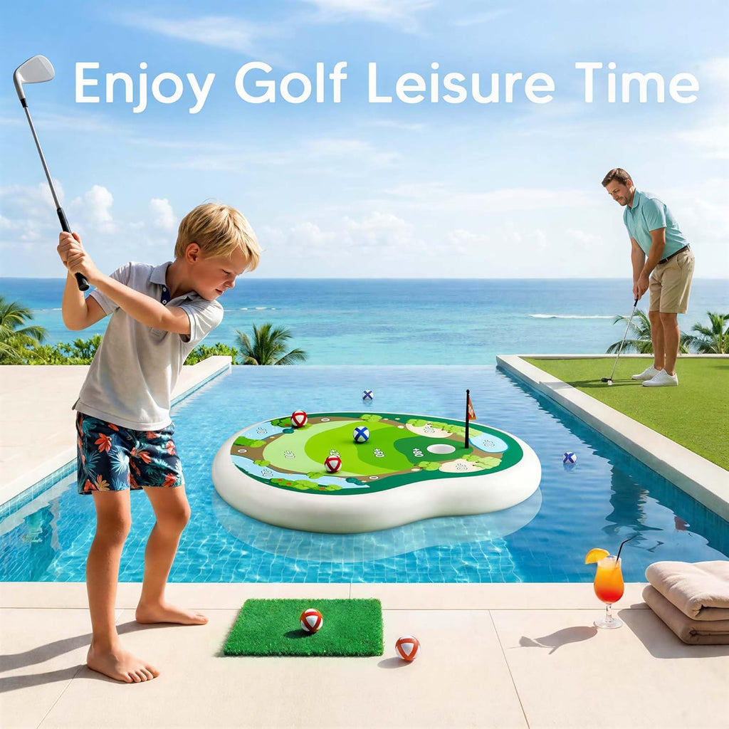 Kids Inflatable Golf Pool Toys, Fun Swimming Pool Game