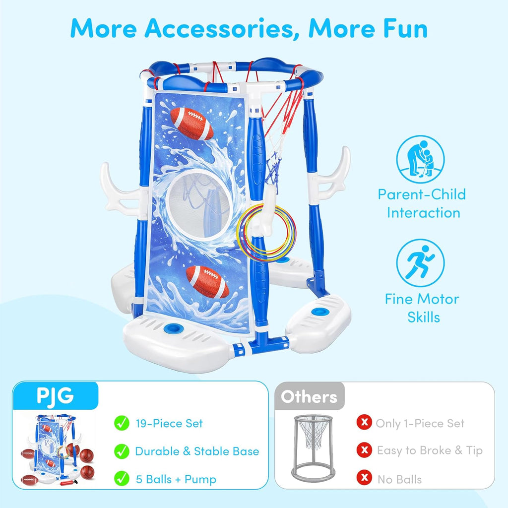 Pool Basketball Hoop, 3-In-1 
