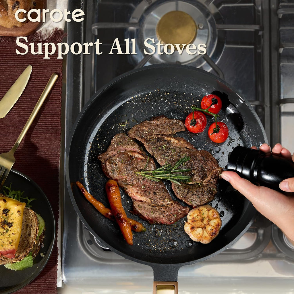 Premium Ceramic Cookware Set Nonstick, 31Pcs Pots and Pans Set Nonstick, Non-Toxic 