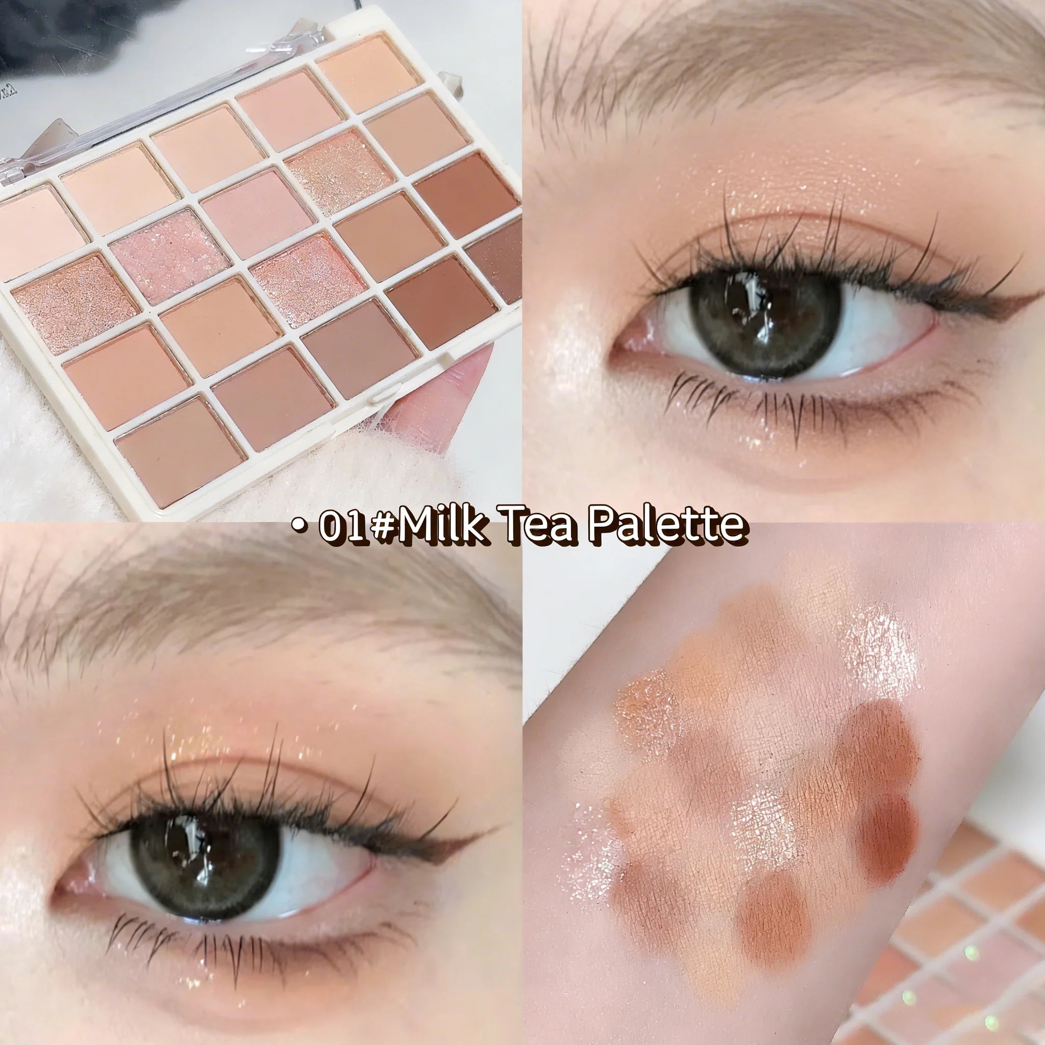 20-Color Multicolor Eyeshadow Palette Nude Earth Tones Tender and the Powder Is Not Flying Waterproof Long-Lasting Daily Makeup