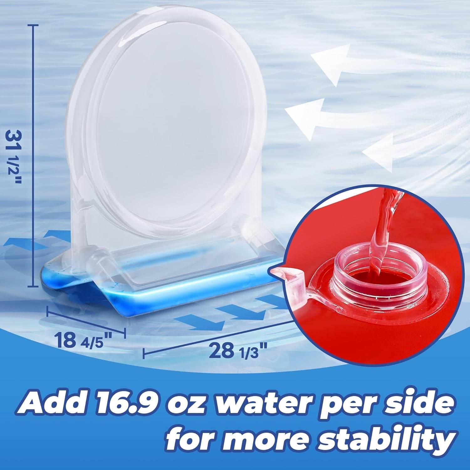 Kids Fun Pool Toys, Inflatable Dart Board Toss Water Game