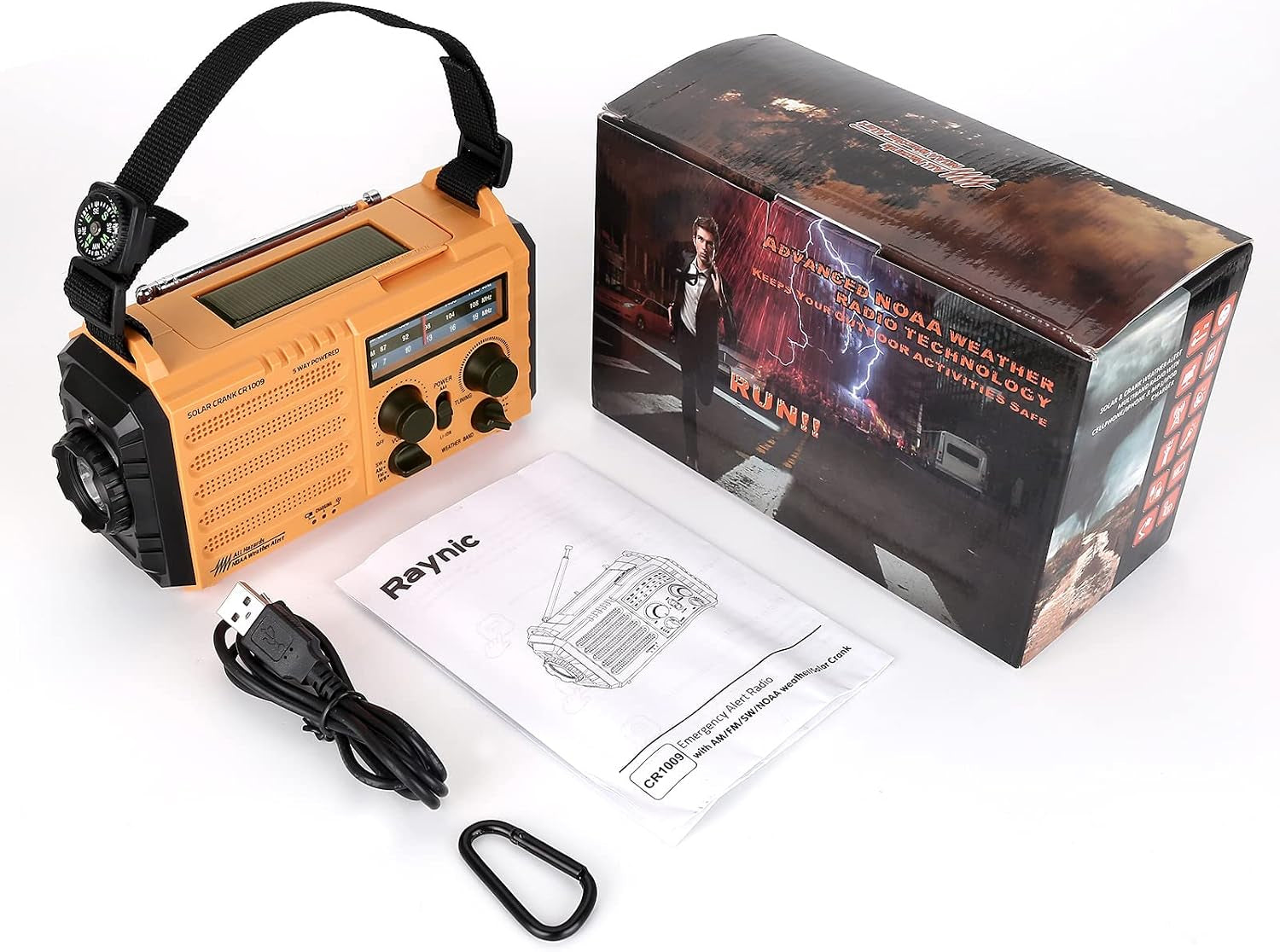 Weather Radio, 5000Mah/18500Mwh NOAA Weather Radio