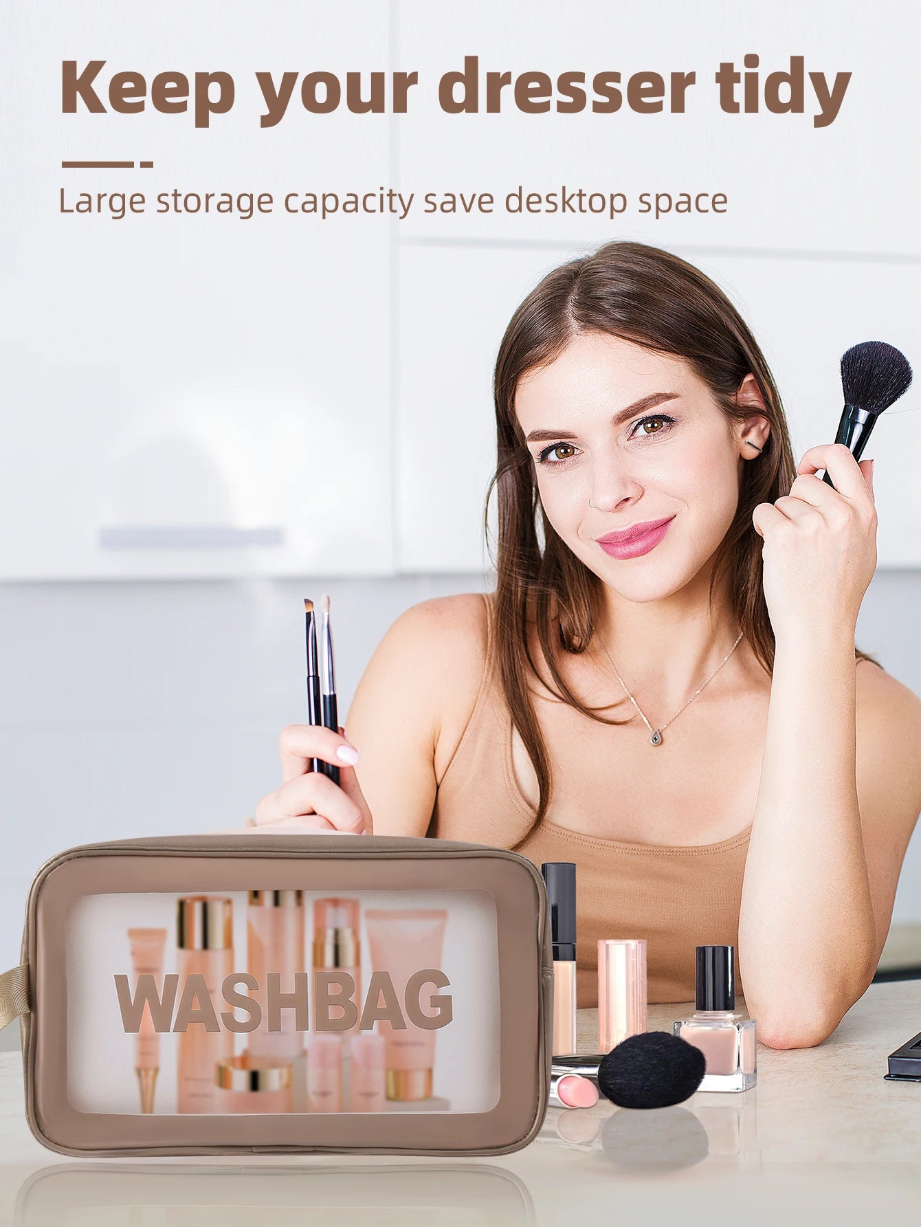 56PCS Makeup Tools:1Pc Cosmetic Bag+30Pcs Makeup Brush Set+4Pcs Makeup Sponges+14Pcs Powder Puffs+7Pcs Makeup Tools