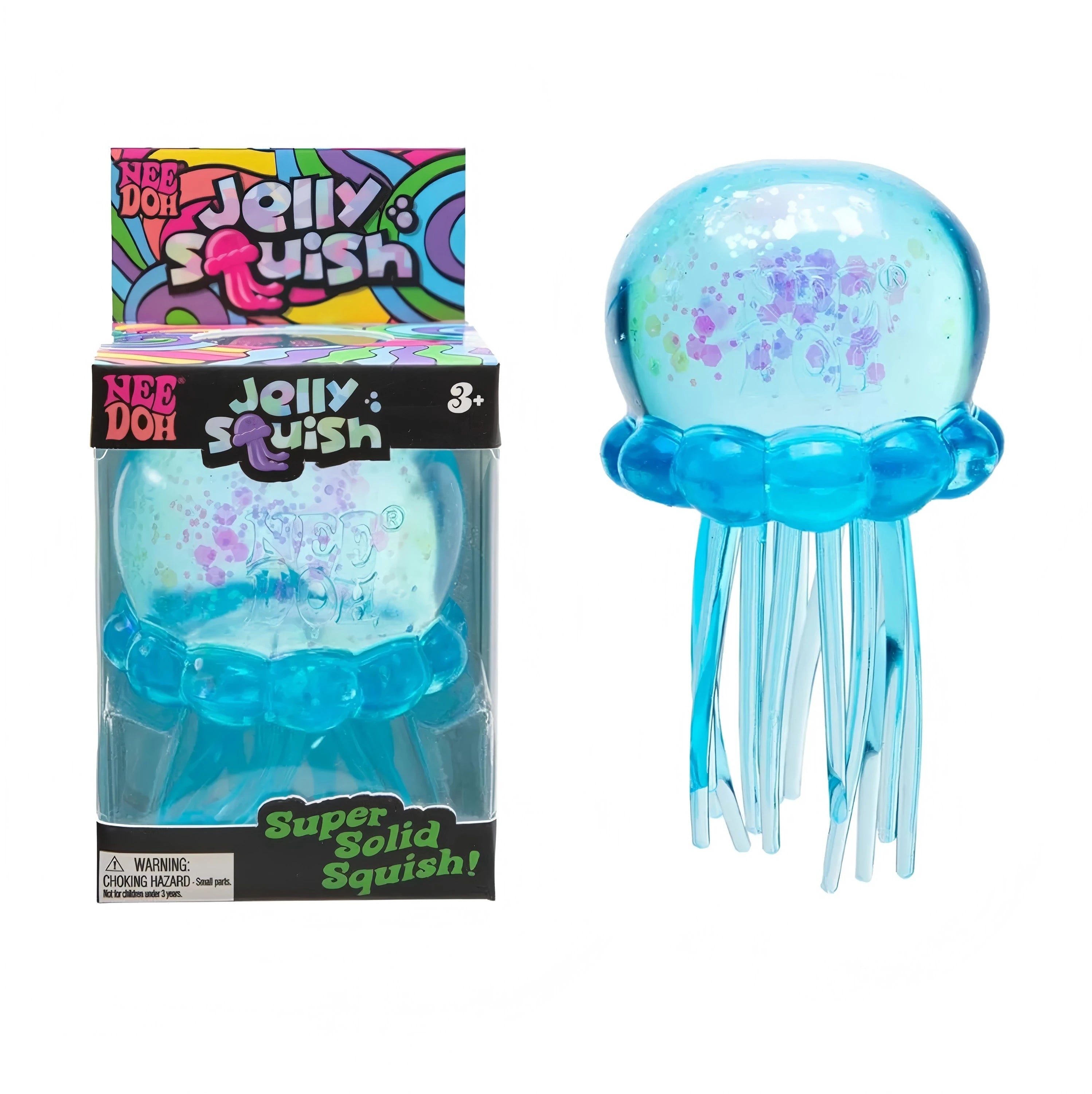 @ Trending Nee Doh Jellyfish & Cube Squish Toy, Soft Jelly Squeeze Stress Relief Fidget Toy, Sensory Needoh for Kids & Adults ##