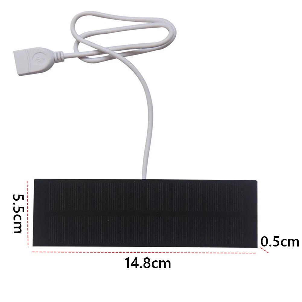 Mini Solar Panel Portable Battery Mobile Phone Charging Bank Solar Battery Charger for Power Bank Phone Outdoor Camping Home