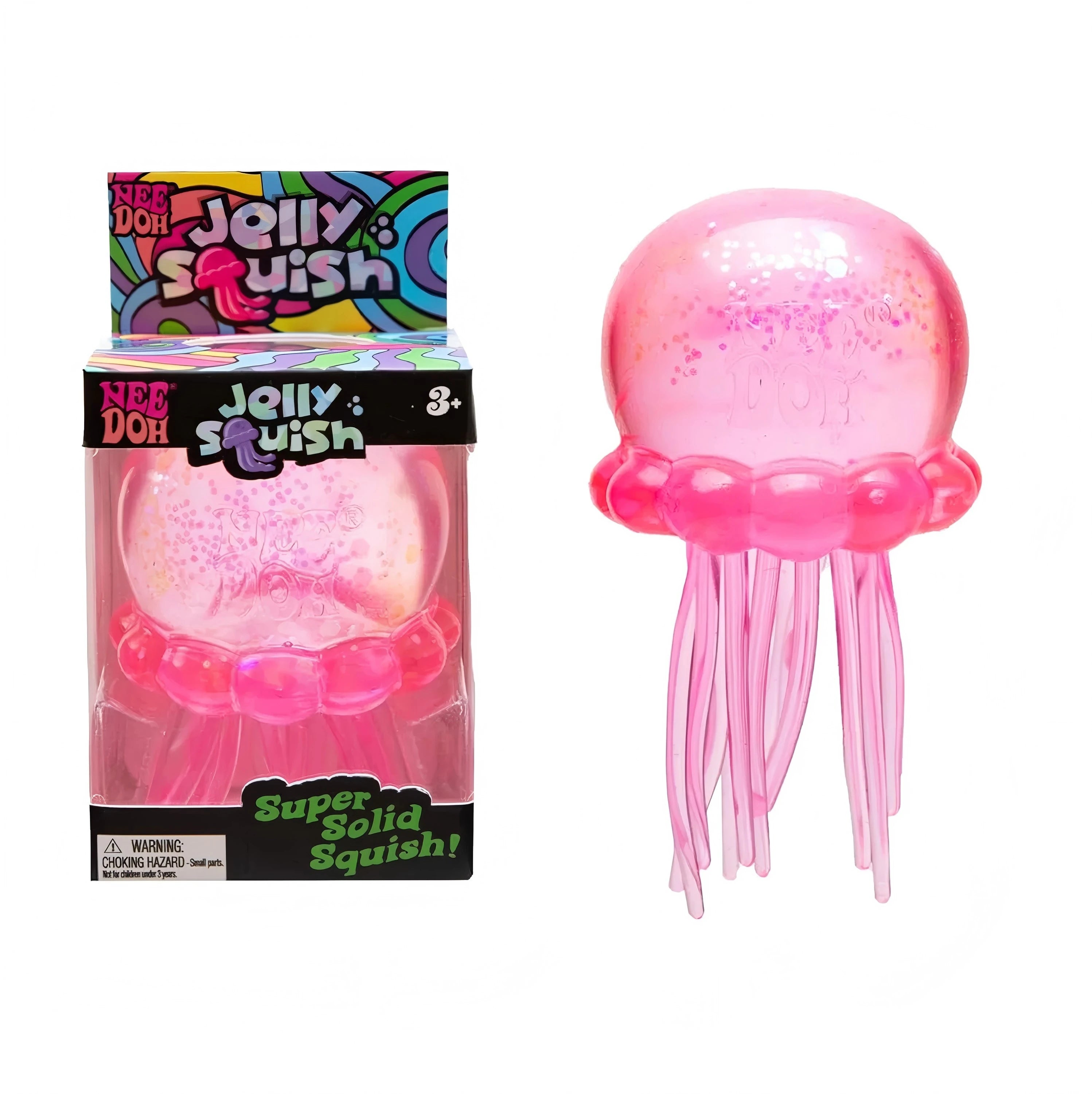 @ Trending Nee Doh Jellyfish & Cube Squish Toy, Soft Jelly Squeeze Stress Relief Fidget Toy, Sensory Needoh for Kids & Adults ##