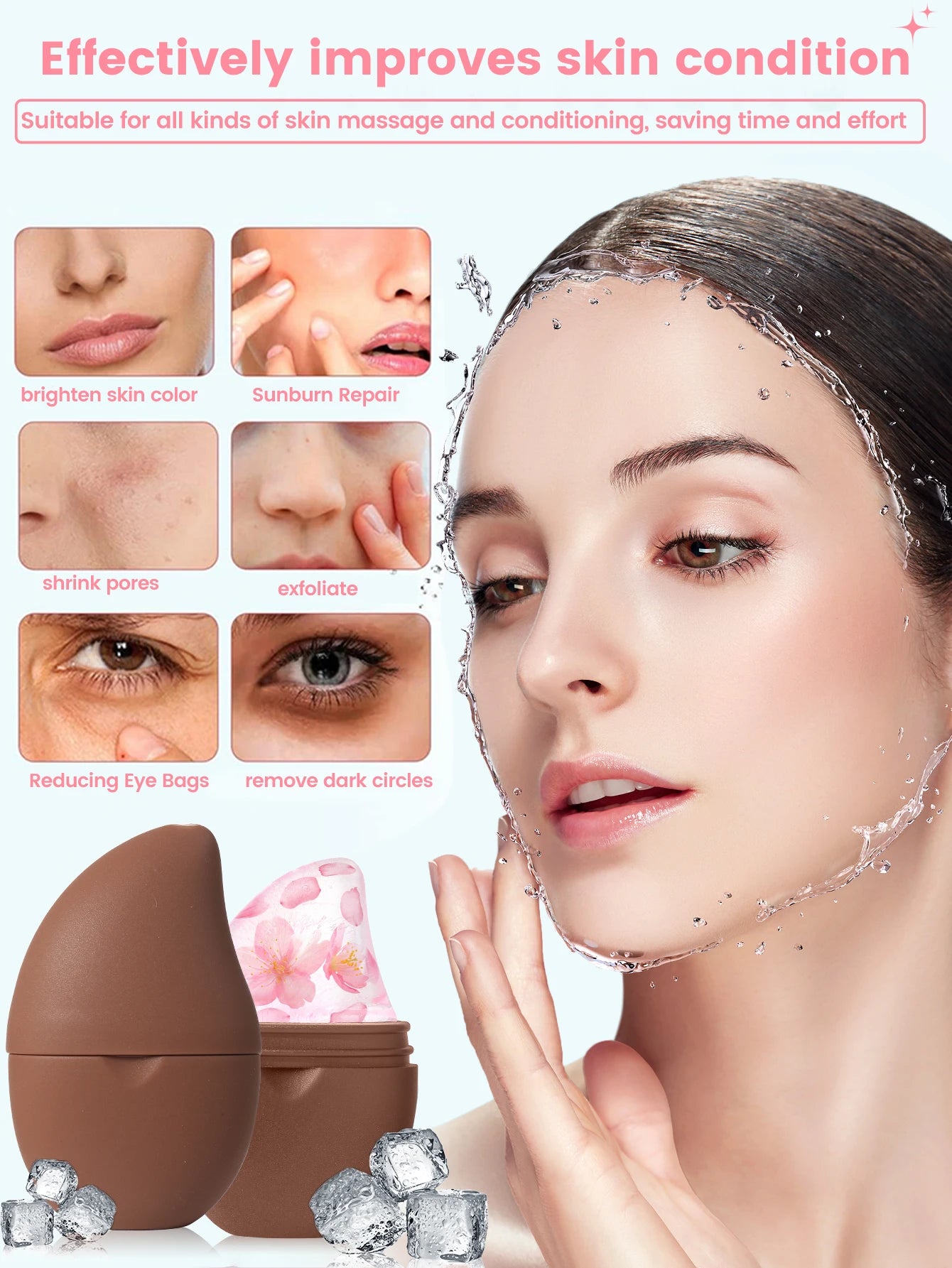 56PCS Makeup Tools:1Pc Cosmetic Bag+30Pcs Makeup Brush Set+4Pcs Makeup Sponges+14Pcs Powder Puffs+7Pcs Makeup Tools