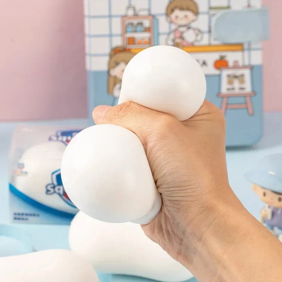 Soap Ball Squishy Soap Stress Ball Fidget Toy Blind Box Crunchy Squeeze Ball round Blocks Filled ASMR anti Stress Toys for Adult