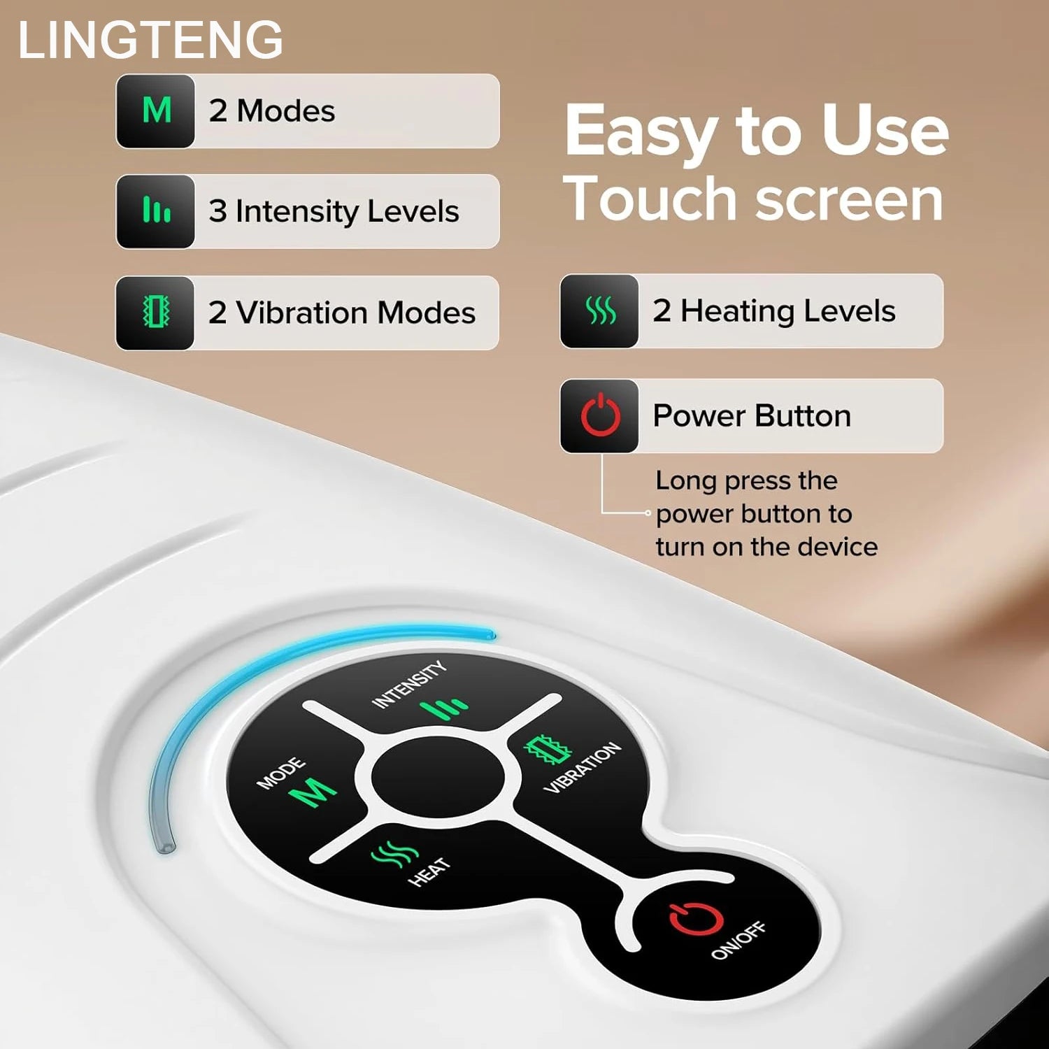 Hand Massager, a Mother'S Day Gift or Birthday Gift for Mom, Hand Massager with Heating and Pressure Functions, Wireless and Cord-Free Hand Massager, Suitable for Arthritis and Carpal Tunnel Syndrome